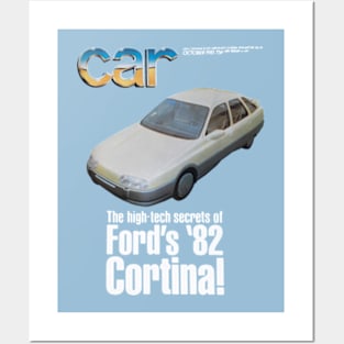 FORD SIERRA - magazine cover Posters and Art